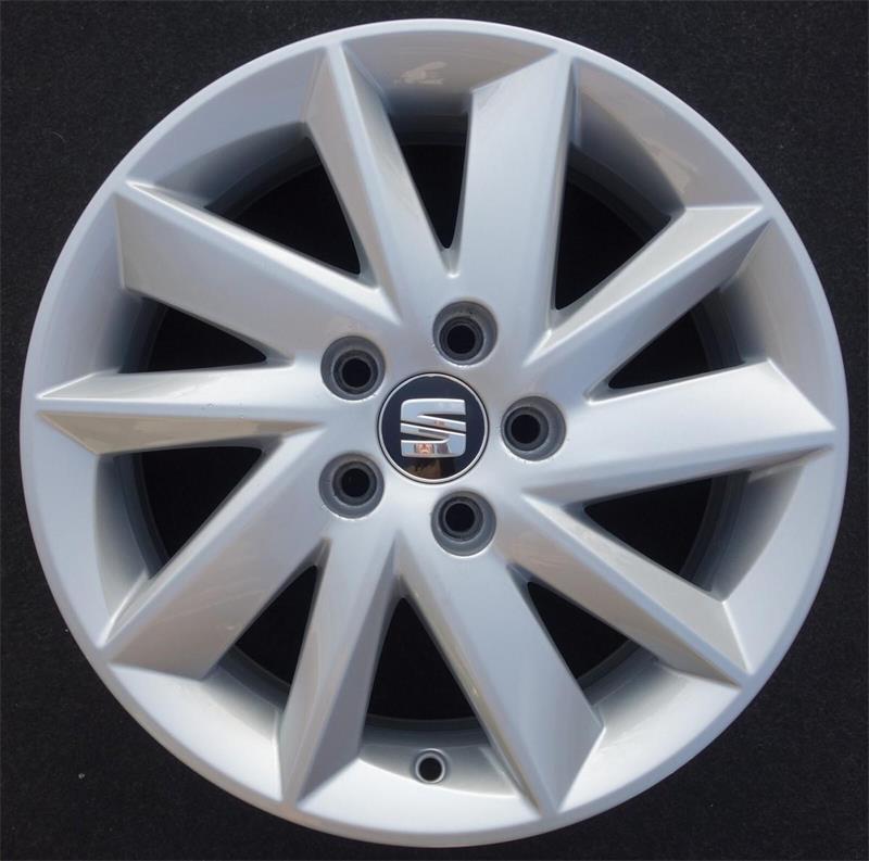 OE Seat 6F0601025G8Z8 Silver J5.5 R15 5X100 ET40 CB57.1